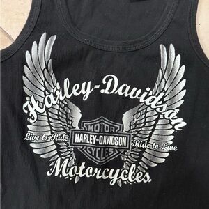 Harley-Davidson Black Tee with Silver Logo